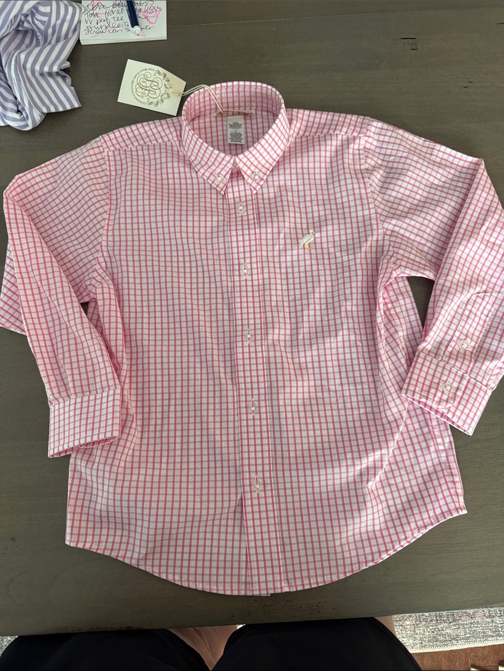 The Beaufort Bonnet Company Pink Check Button-Down Shirt